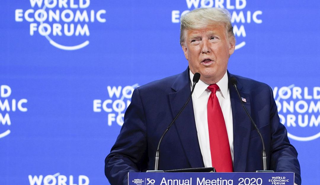 Foro de Davos: Trump critica en Davos a los “pesimistas” y activistas del cambio climático
