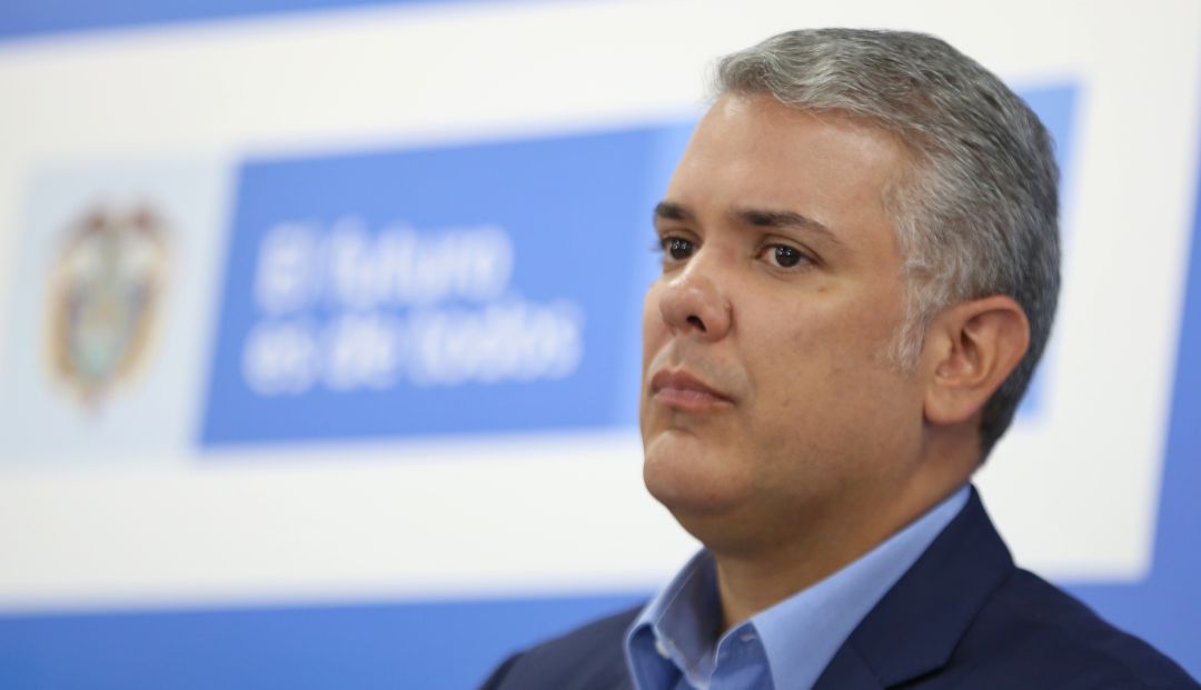 Iván Duque protestas 21 enero: Duque: Agresiones contra la Fuerza Pública obliga a que tengamos capturas