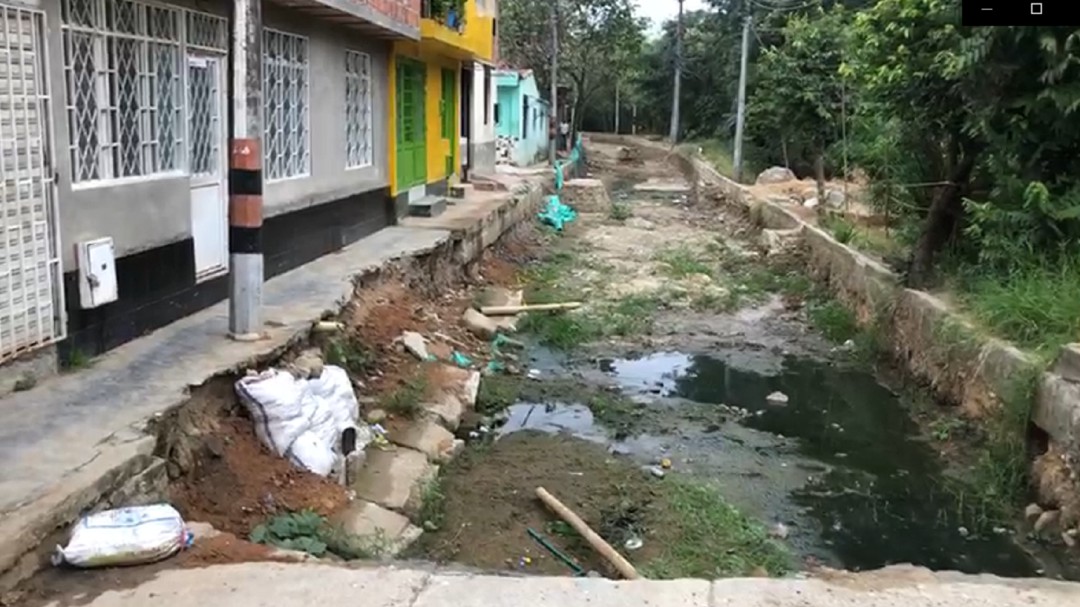 Problemas de alcantarillado en el sector de Protecho en Ibagué