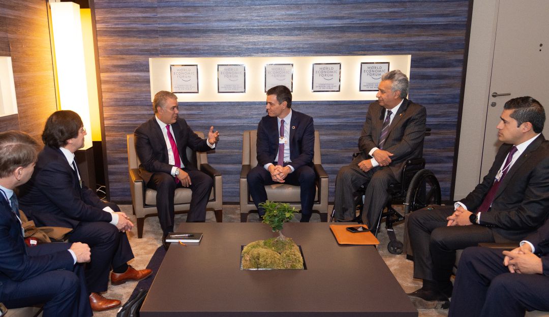 Duque llegó a Davos para participar en reunión del Foro Económico Mundial: Venezuela también será tema del Foro Económico Mundial