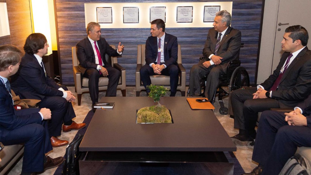 Duque llegó a Davos y busca fomentar la inversión en Colombia