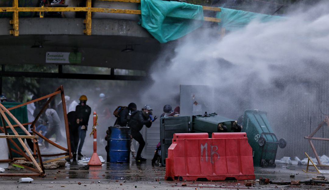 Duque pide fuerte judicialización de vándalos en marchas de Colombia: Iván Duque pide contundencia en judicialización de vándalos