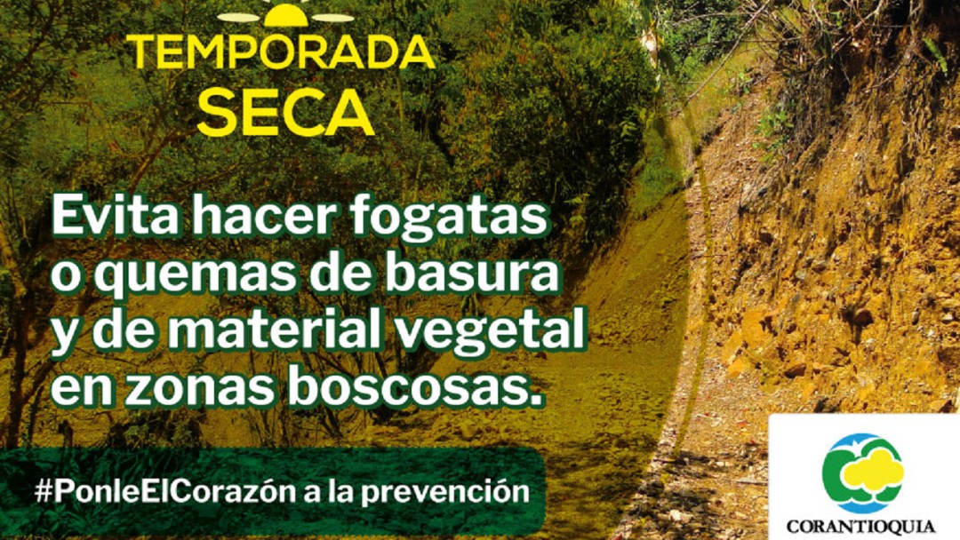 Corantioquia 'le pone el corazón' a la prevención de incendios