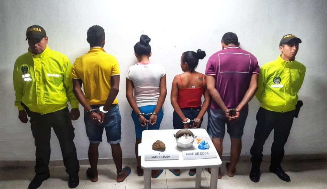 Capturas operativos microtráfico Magangué Bolívar: 4 personas capturadas tras operativo contra el microtráfico en Magangué