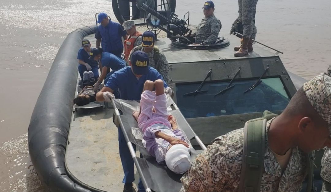 Putumayo Amazonas: Familia desaparecida en el Amazonas fue rescatada por Fuerza Naval
