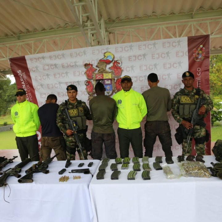 Ejército Nacional capturó tres integrantes del ELN en El Tambo, Cauca