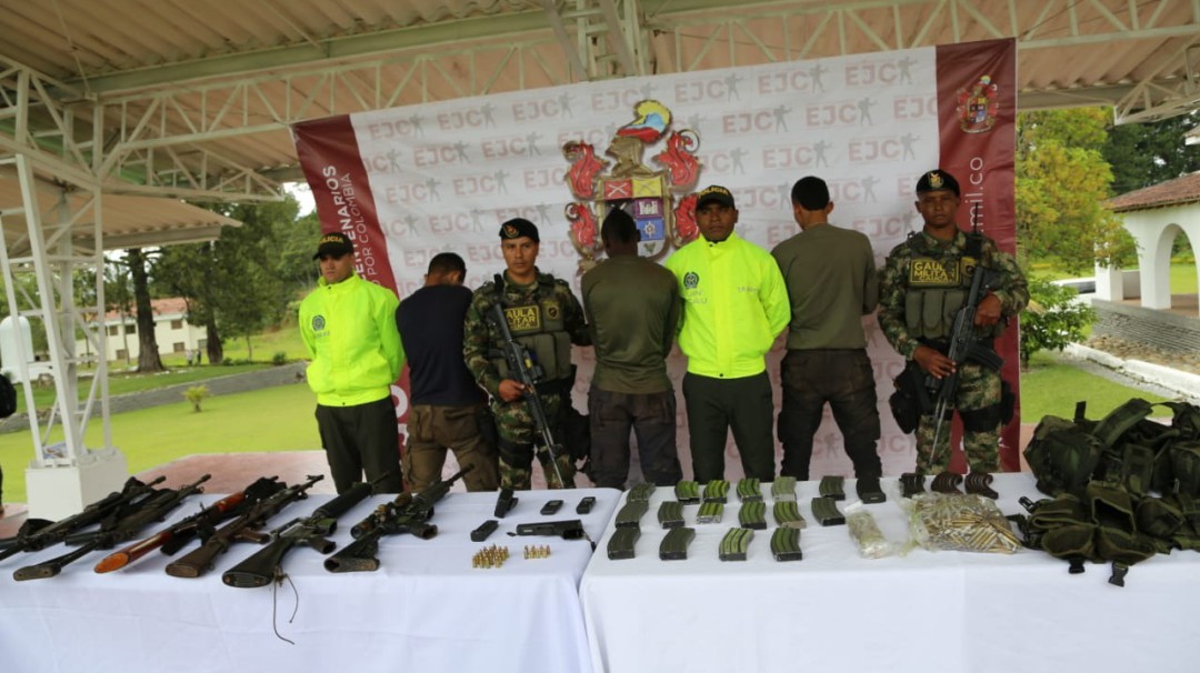 Ejército Nacional capturó tres integrantes del ELN en El Tambo, Cauca