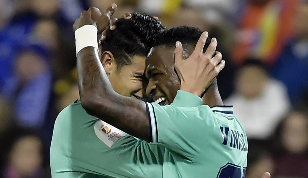 James Rodríguez Real Zaragoza 0-4 Real Madrid: Con James los 90 minutos, Real Madrid avanzó a cuartos de final de la Copa