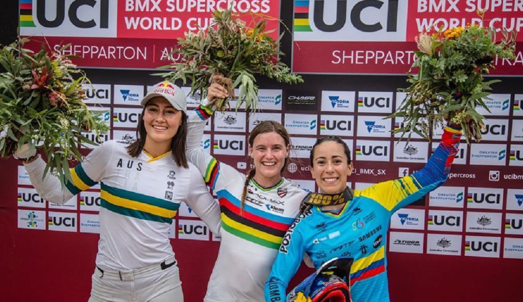 Mariana Pajón Mundial de BMX: ¡Mariana Pajón se cuelga la medalla de bronce en el Mundial de BMX!