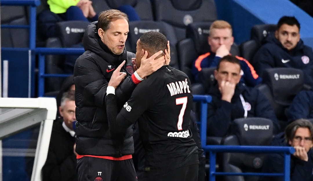 Enojo Mbappé Tuchel cambio PSG: El enojo de Mbappé con Tuchel al sustituirle en goleada del PSG