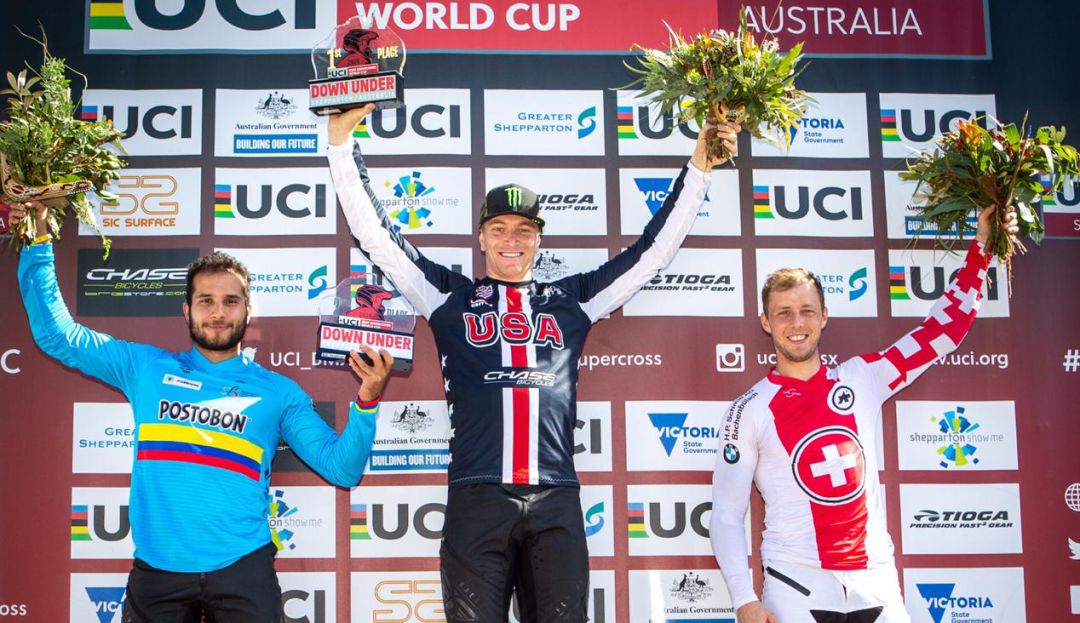 Carlos Ramírez, plata en la Copa Mundo de BMX