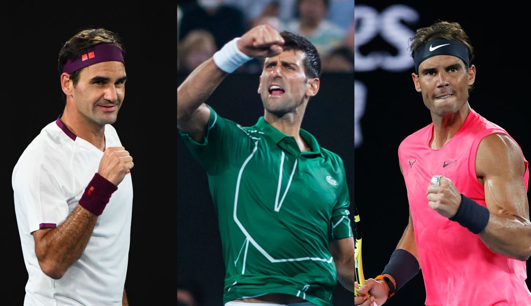 Federer, Nadal y Djokovic