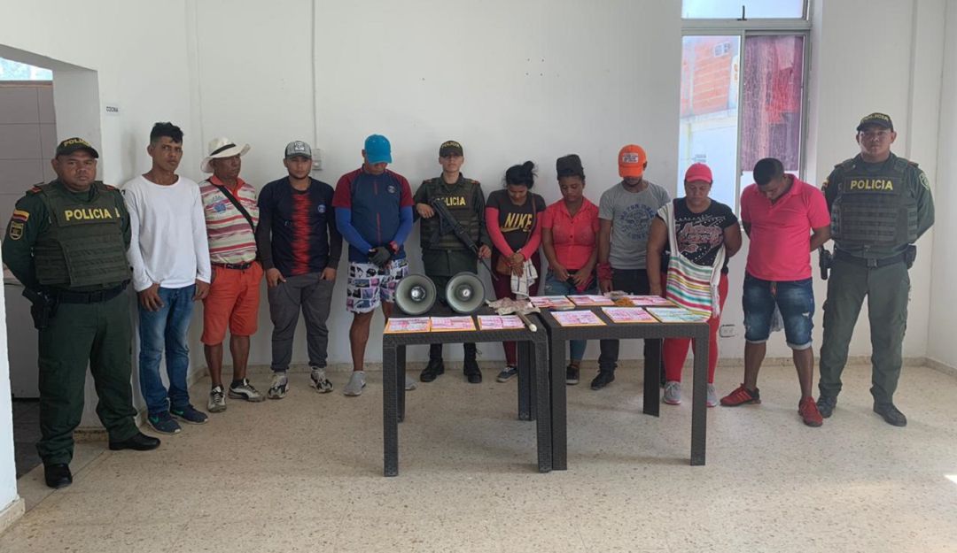 Capturados chance ilegal departamento de Bolívar: 19 capturados por chance ilegal en Bolívar