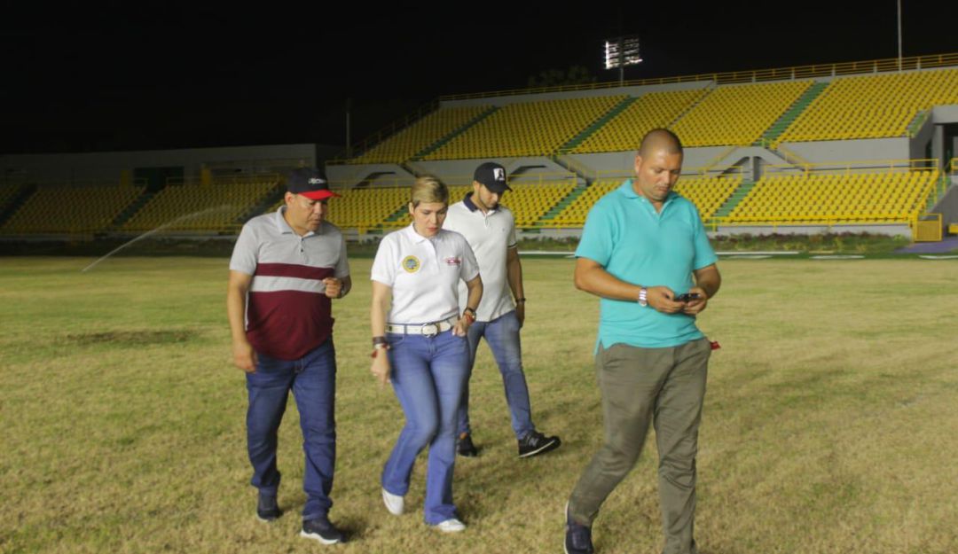 Ruta de trabajo recuperación gramado estadio Jaime Morón León Cartagena: En marcha ruta de trabajo para recuperar gramado del estadio Jaime Morón