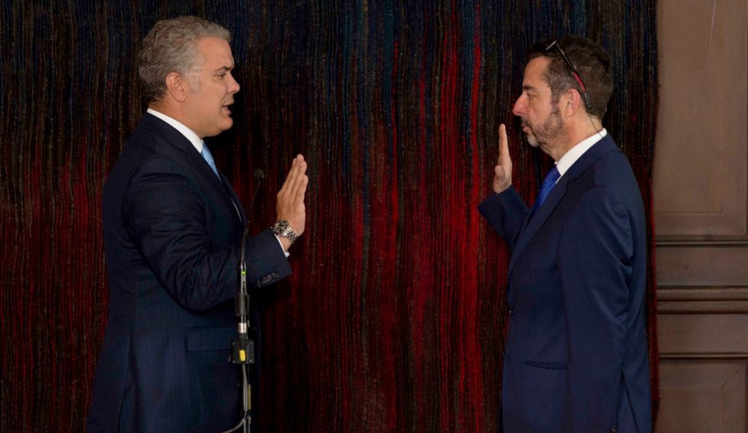 Álvaro García nuevo gerente de RTVC: Presidente Duque posesionó a Álvaro García como gerente de RTVC