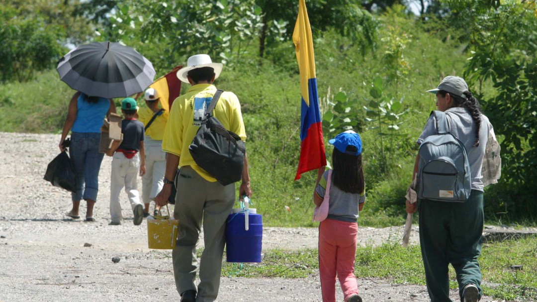 Desplazados siguen llegando a Olaya Herrera