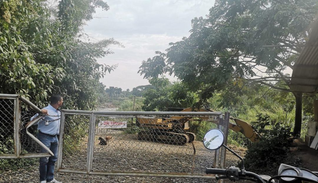 Suspende una nueva obra en el Río Pance, que no tenían ningún permiso: Suspende una nueva obra en el Río Pance, que no tenían ningún permiso