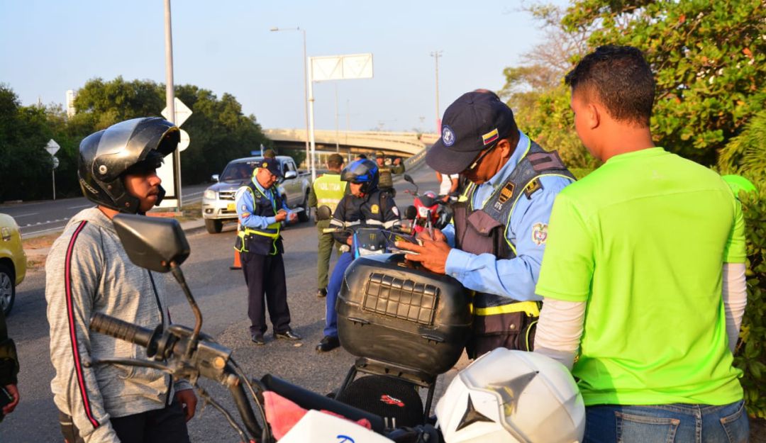 Comparendos ingringir normas de tránsito Cartagena: 46 comparendos por infringir normas de tránsito en Cartagena
