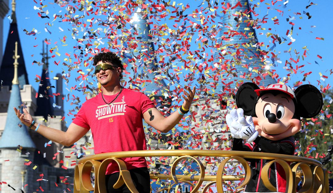 Kansas City Chiefs campeón del Super Bowl LIV: Mahomes cumple su deseo de hace siete años y fue a Disney World