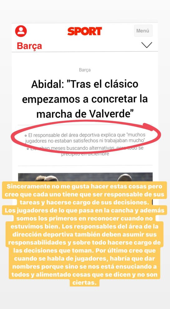 Éric Abidal sobre la salida de Ernesto Valverde: ¿Crisis en el Barcelona? Messi estalla contra directivo tras declaraciones Éric Abidal sobre la salida de Ernesto Valverde: ¿Crisis en el Barcelona? Messi estalla contra directivo tras declaraciones