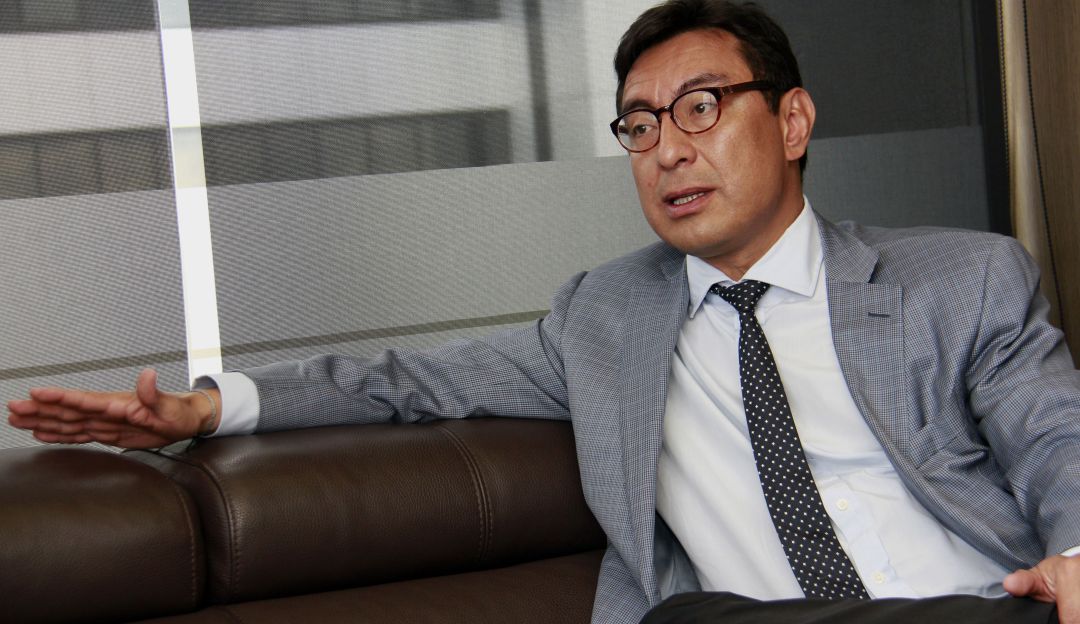 El presidente de Colpensiones, Mauricio Olivera