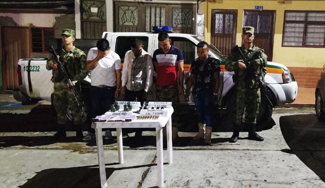 Capturan presuntos integrantes del Eln: Ejército captura a cuatro supuestos integrantes del Eln en Cauca
