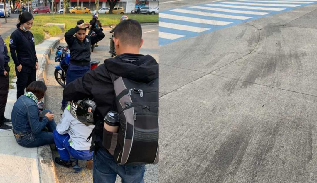 Denuncia por manchas de aceite en Pereira: Manchas de aceite en Pereira serían provocadas para cobrar el SOAT
