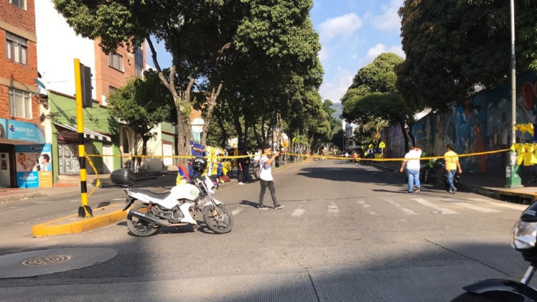 Cierres viales por partido de Colombia