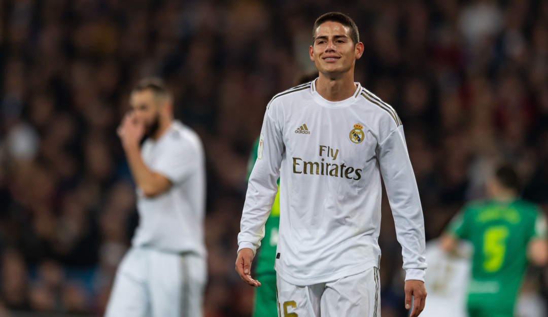 Eliminación del Real Madrid: Pobre partido de James en la eliminación del Real Madrid por Copa del Rey
