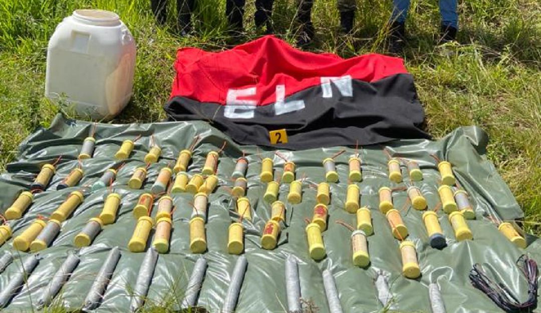 Elementos hallados por el equipo Delta del Batallón Ayacucho