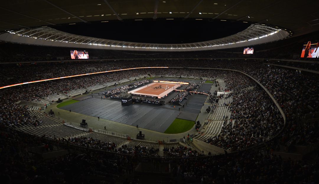 Exhibición de Tenis en Cape Town: Roger Federer y Rafa Nadal baten récord de asistencia a un partido de tenis