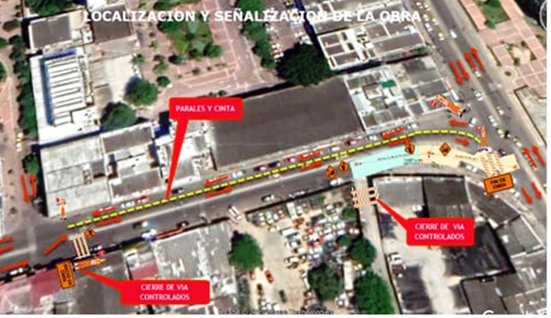 Dos meses cerrada Avenida Daniel Lemaitre: Dos meses cerrada Avenida Daniel Lemaitre en el Centro de Cartagena