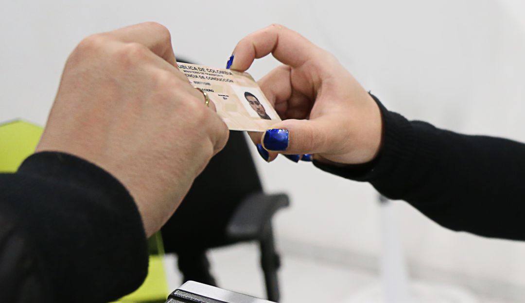 Licencia de conducción.
