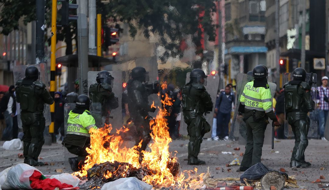 Detenidos en marchas paro: 11.903 personas fueron detenidas en las protestas de fin de año en Bogotá