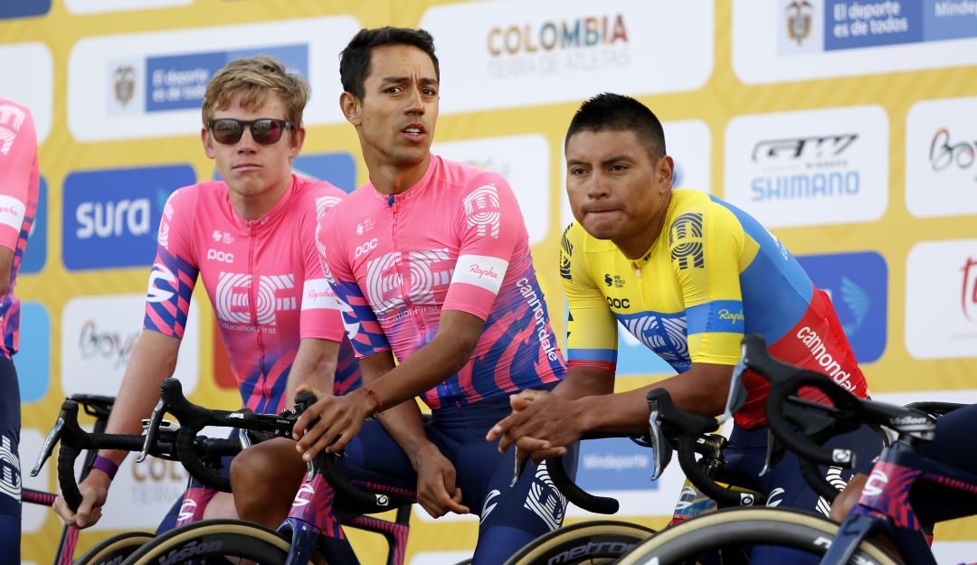 Ganador de la Etapa 1 Tour Colombia 2.1 2020 Contrarreloj: El EF Education First ganó la contrarreloj y Jonathan Caicedo es el líder