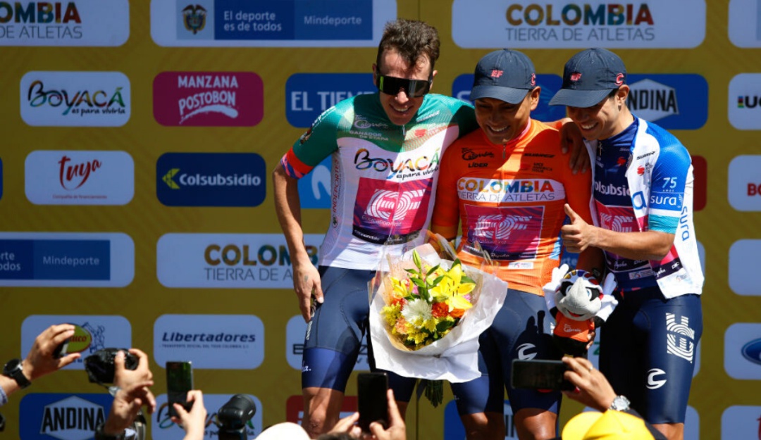 primera etapa tour colombia, jhonatan caicedo: Jhonatan Caicedo, primer líder del Tour Colombia 2.1