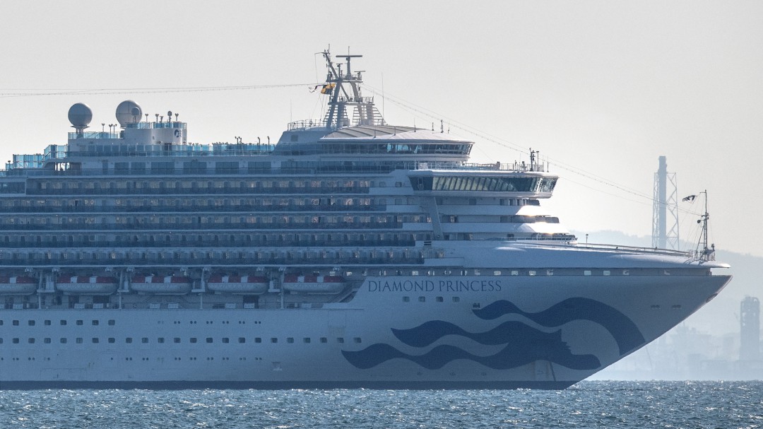Confirman 174 casos de COVIR-19 a bordo de crucero en Japón