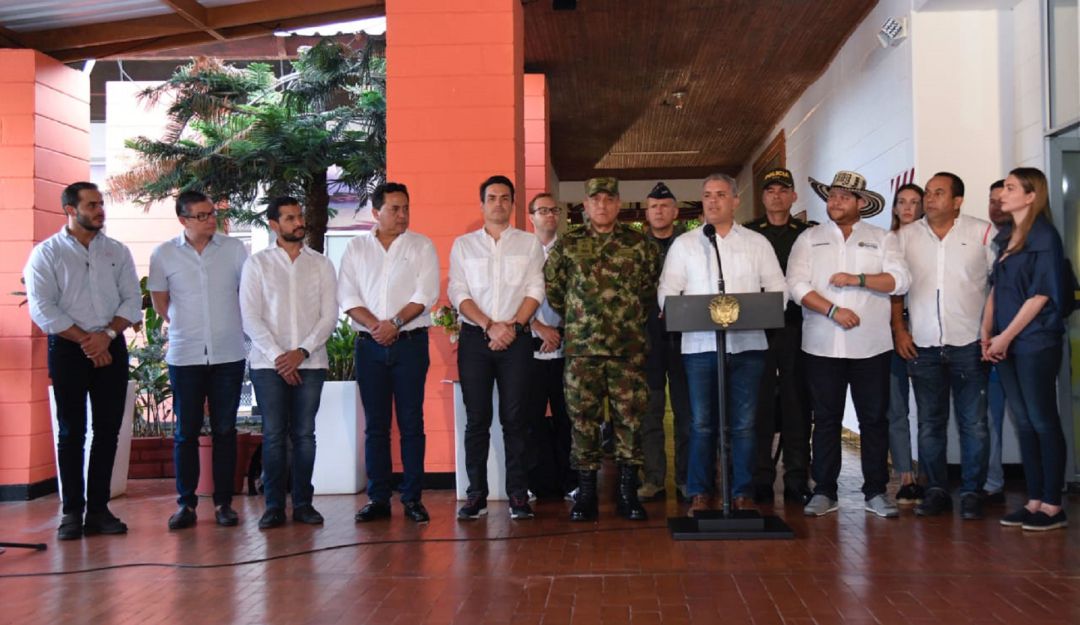El Estado está listo para enfrentar la amenaza del ELN, dijo desde Córdoba: El Estado está listo para enfrentar la amenaza del ELN, dijo Iván Duque