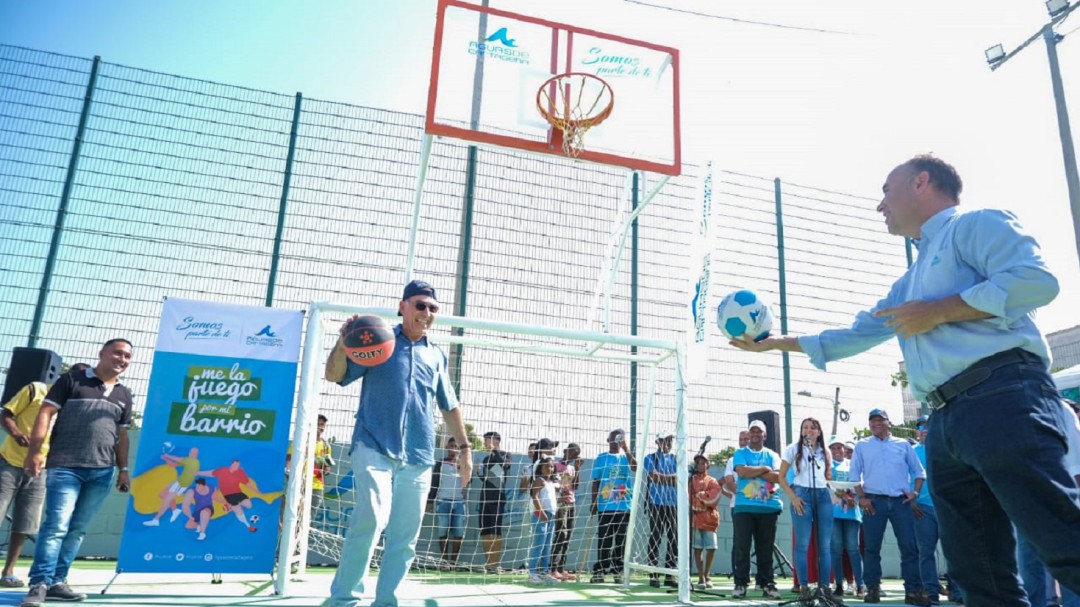 Nelson Mandela tiene nueva cancha múltiple