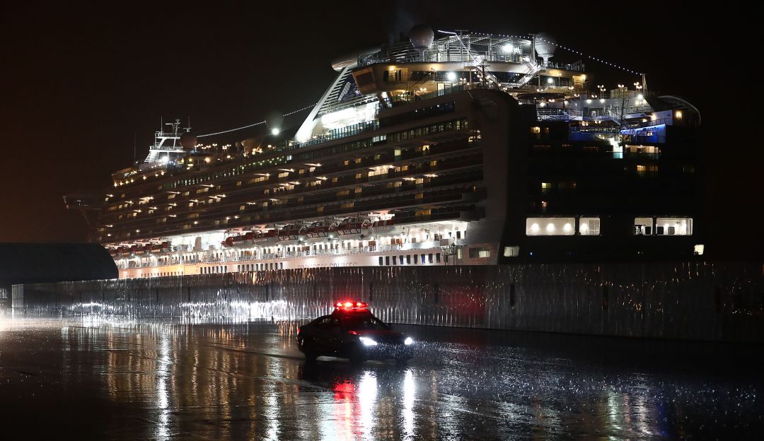 Crucero en Japón Coronavirus: Detectados 70 casos más de Coronavirus en el crucero en cuarentena en Japón
