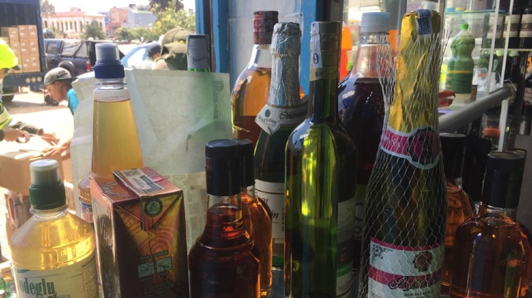 Incautaron casi mil botellas de trago para San Valentín