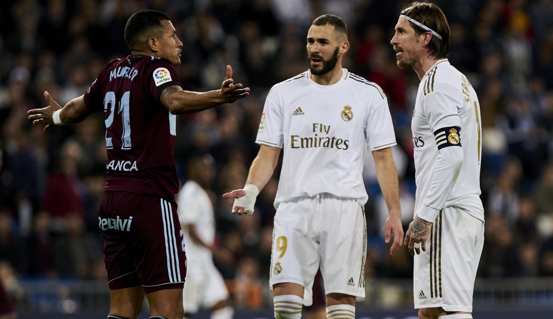 Jeison Murillo Real Madrid 2-2 Celta de Vigo: Murillo, figura en empate ante el Madrid: "Vengo acá a recuperar mi nivel"