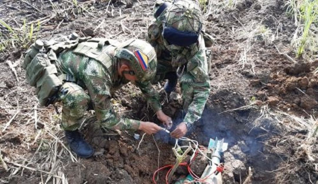 Desactivan explosivos en Cauca: Ejército Nacional desactivó 12 artefactos explosivos en Cauca