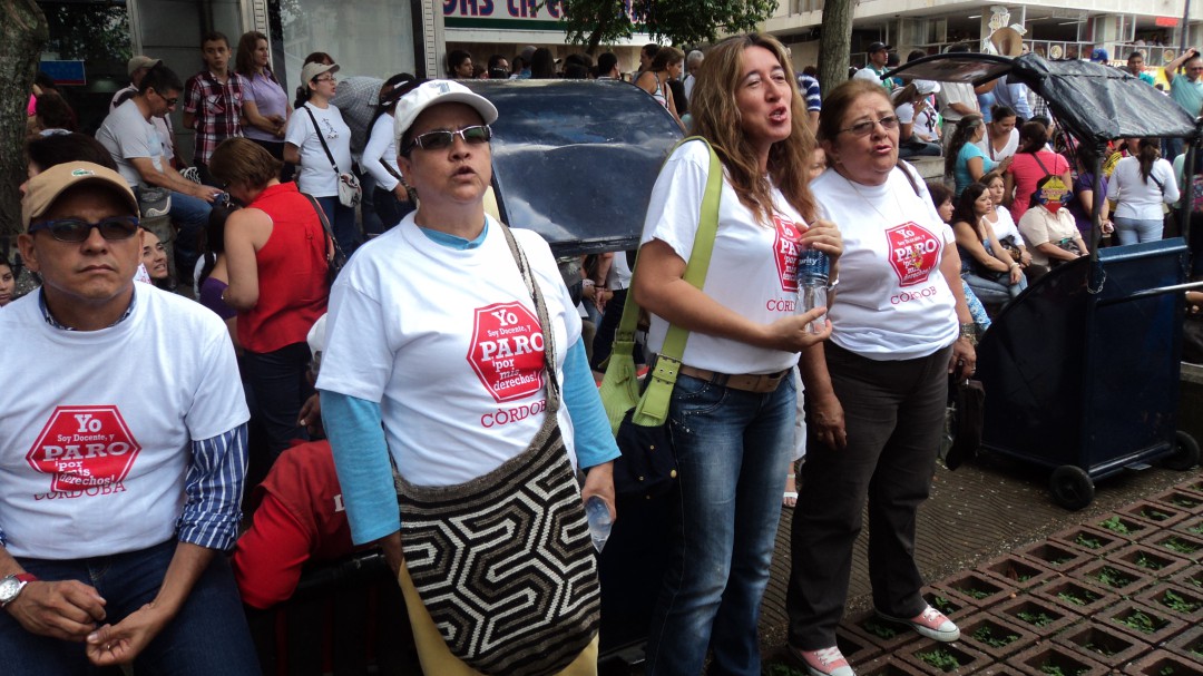 Con asamblea y marcha se inicia el paro de Fecode en Armenia