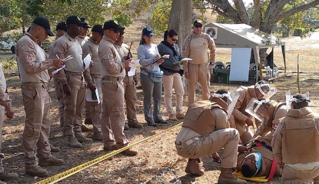 Armada en Bolívar: Armada continúa capacitación para desminado en los Montes de María