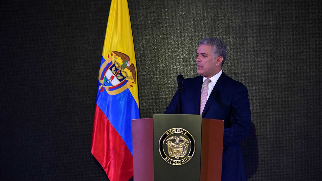 "Dios los bendiga y les deseo lo mejor" Duque a tripulantes del Júpiter 767