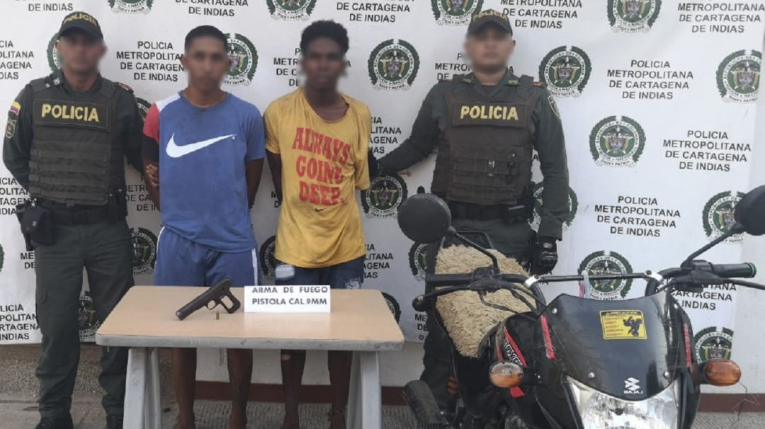 Policía realiza 57 capturas en Cartagena por diferentes delitos