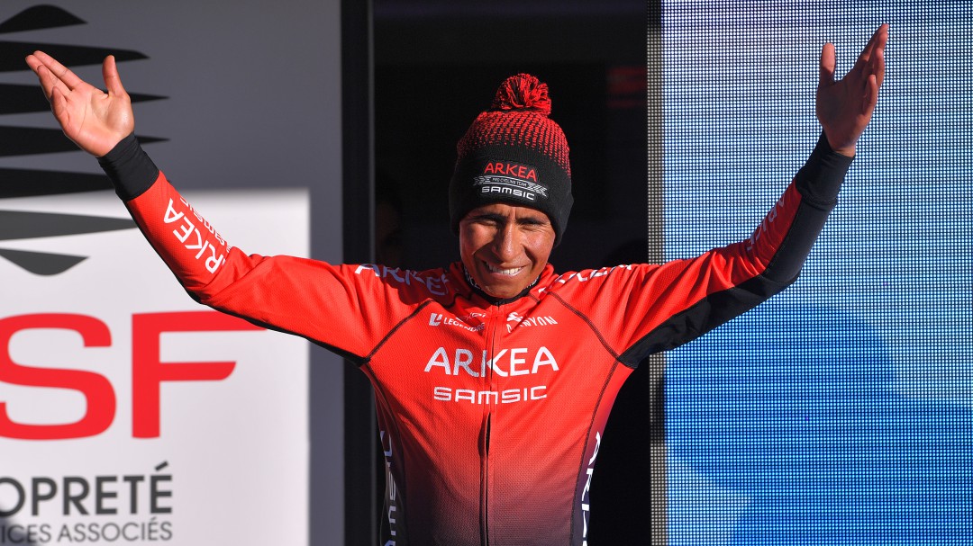 Aficionados del ciclismo celebran el segundo título de Nairo en Europa
