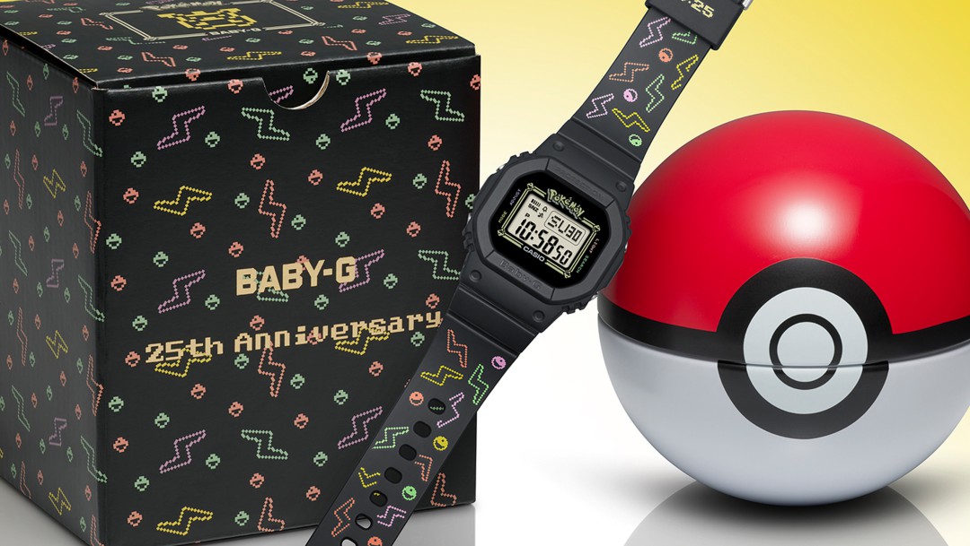 Por los 25 años del BABY–G, Casio lanzará edición especial de Pikachu