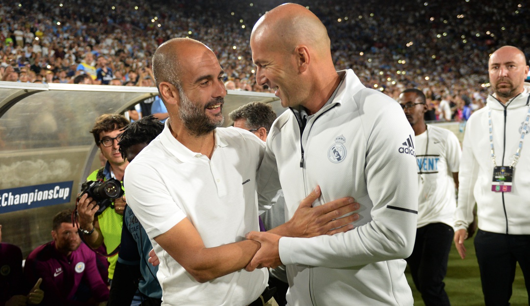Zidane Guardiola Real Madrid Manchester City Liga de Campeones: Zidane: "Guardiola es el mejor técnico del mundo"